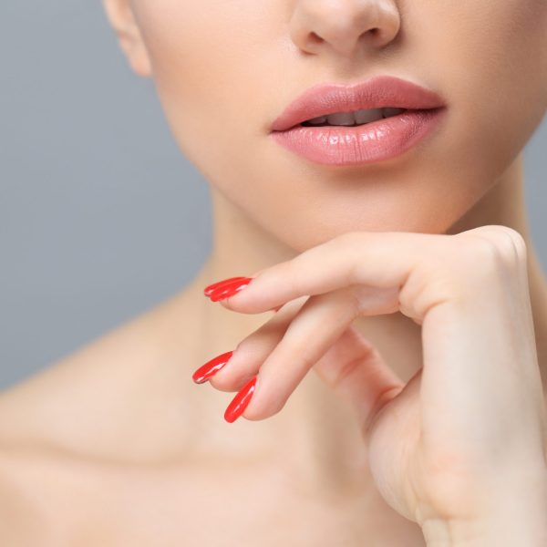 Portrait. Beautiful woman in close-up